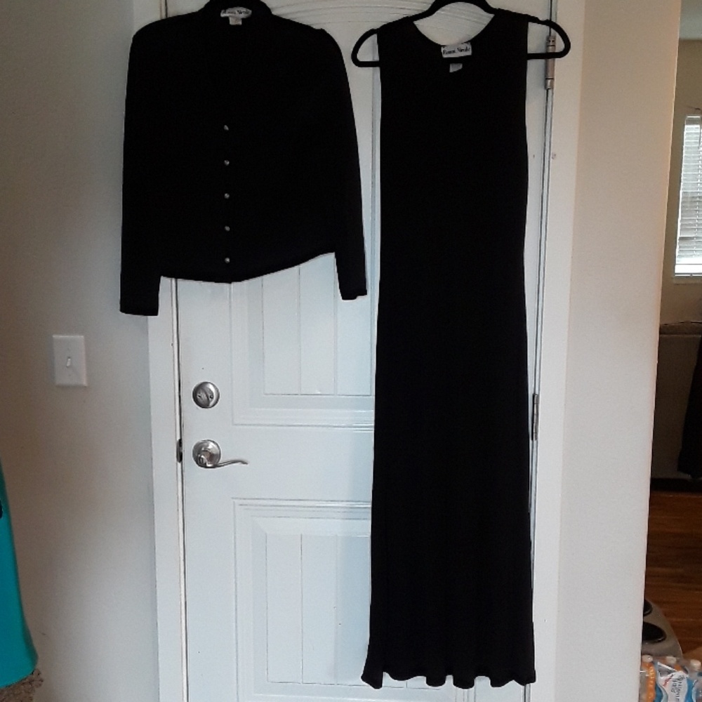 Ronnie and Nicole Vintage Dress Size 10 w Jacket